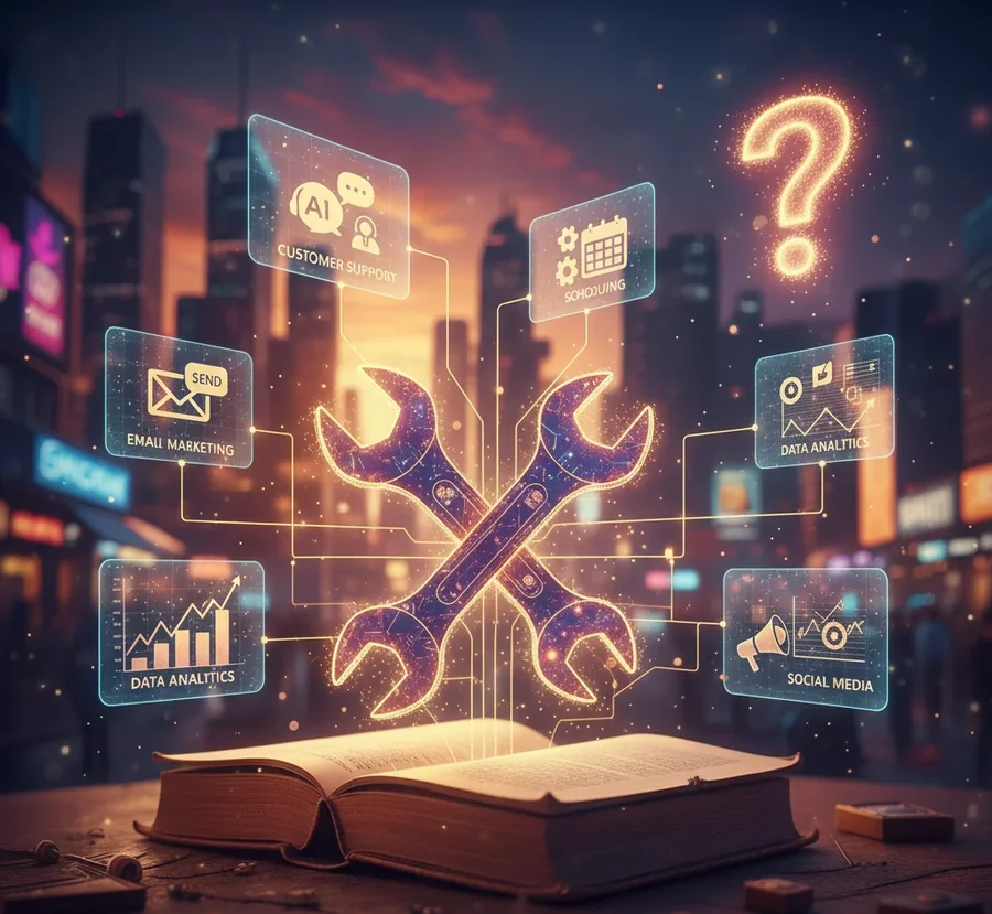 Dashboard de automatización empresarial con inteligencia artificial